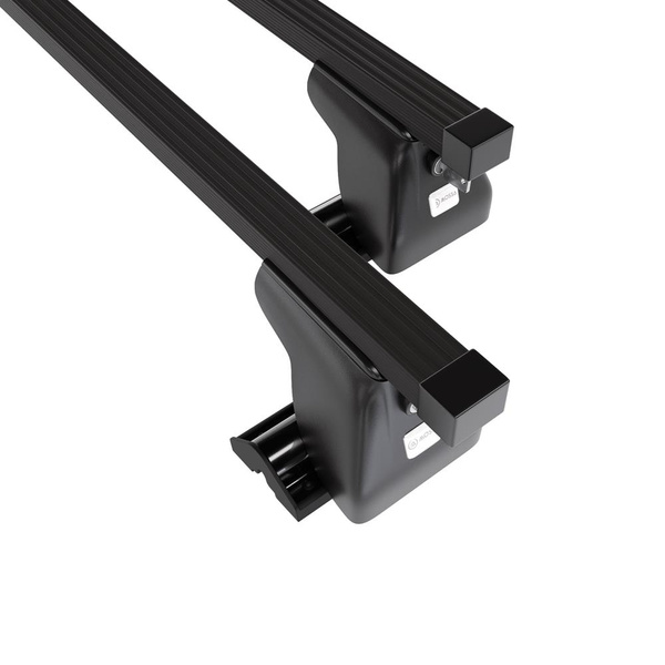 Taklasthållare till Dodge Grand Caravan Skåpbil (2006-2007) - svart takräcke - takhållare - T-profil - Stål