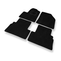Velourmattor till Ford Transit Connect Skåpbil (2003-2014) 5-personers - svarta