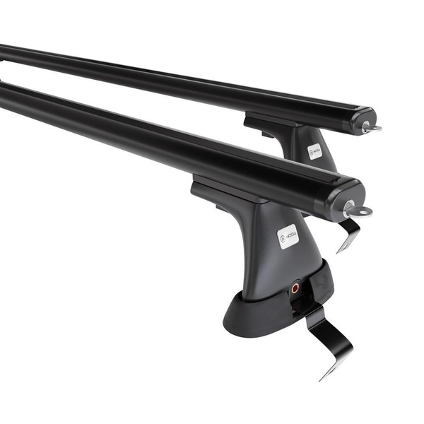 Taklasthållare till Fiat Bravo Kombikupé (2007-2014) - svart takräcke - takhållare - utan fästelement - Aluminium