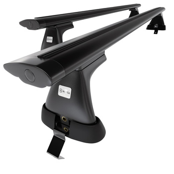 Taklasthållare till Ford Mondeo mk V Sedan (2014-2022) - svart takräcke - takhål