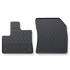 Gummimattor till bil Peugeot Partner III Skåpbil (2018-....) - svart - 2 st.