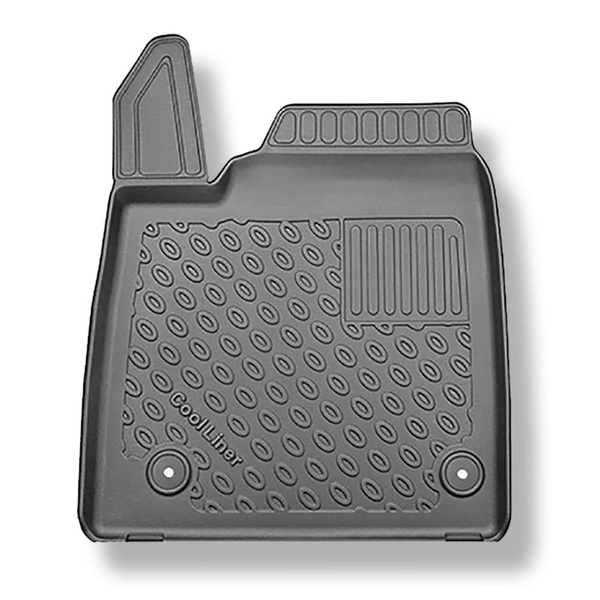 Sats bagagerumsmatta och bilmattor TPE PREMIUM måttillverkade till: Kia EV6 Crossover (10.2021-....) - övre bagagerum; dubbelt bagagerumsgolv i översta läget