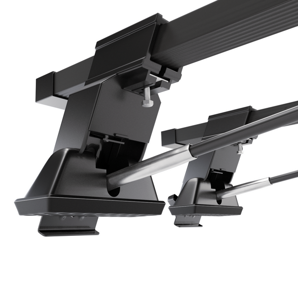 Taklasthållare till Opel Astra G mk II CaraSkåpbil (1998-2009) - svart takräcke - takhållare - fästpunkter - Stål