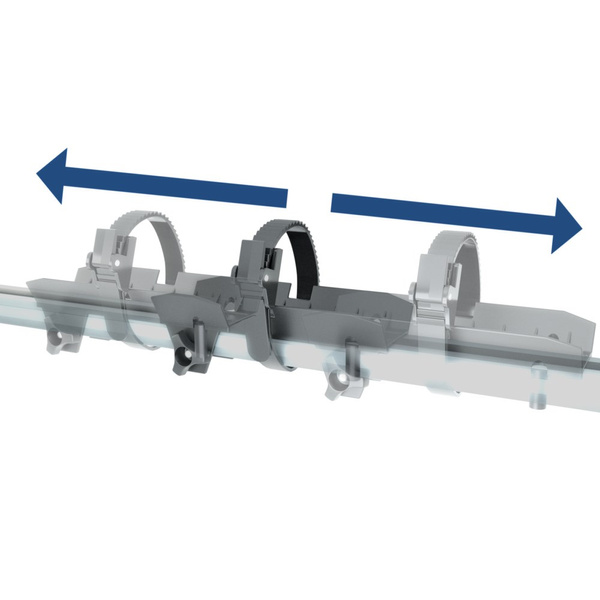 Takmonterad cykelhållare av aluminium - 4xM-08
