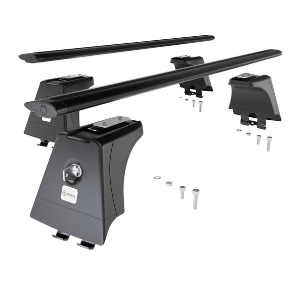 Taklasthållare till Ford C-Max mk I Minibuss (2003-2010) - svart takräcke - takhållare - fästpunkter - Aluminium