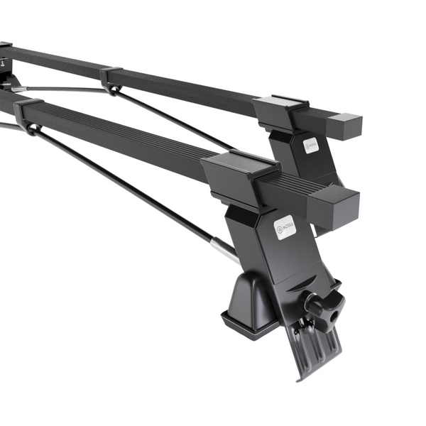 Taklasthållare till Renault Laguna mk II Kombikupé (2005-2006) - svart takräcke - takhållare - utan fästelement - Stål