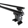 Taklasthållare till Hyundai H-1 Skåpbil (2008-2021) - svart takräcke - takhållare - utan fästelement - Aluminium
