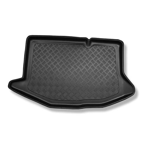 Bagagerumsmattor till Ford Fiesta VI Kombikupé (10.2008-06.2017) - nedre bagagerum; utan dubbelt bagagerumsgolv; med nischer