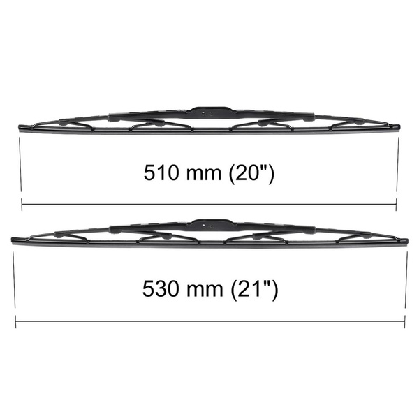 Vindrutetorkarblad till Nissan Terrano I SUV (09.1995-12.2006) - standard torkarblad
