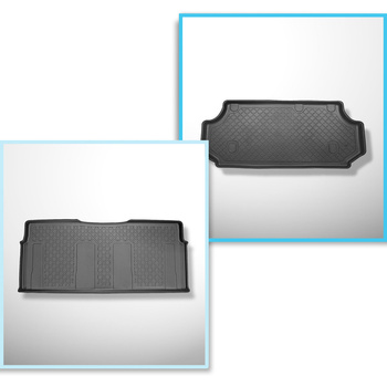 Sats bagagerumsmatta och bilmattor TPE måttillverkade till: Mercedes-Benz Vito B