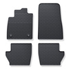 Gummimattor till bil Ford Puma Crossover (2020-....) - svart - 4 st.