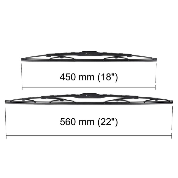 Vindrutetorkarblad till Mitsubishi Outlander I SUV (02.2003-09.2007) - standard torkarblad