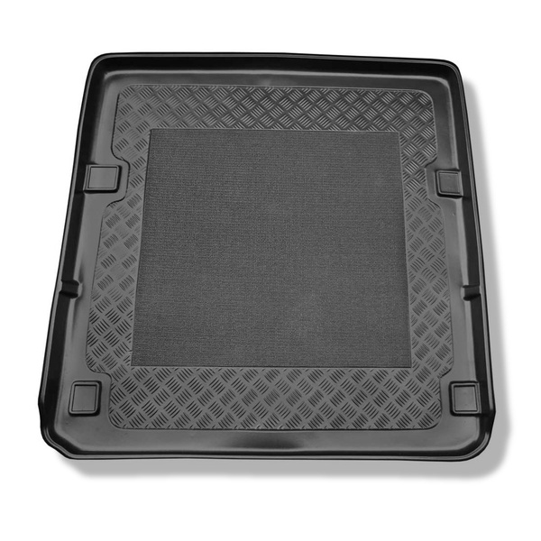 Bagagerumsmattor till Mercedes-Benz E-Klass W211 Kombi (2003-10.2009) - med navigering och telefon (utan nischer)