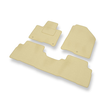 Velourmattor till Kia Sorento III SUV (2014-2020) - beige