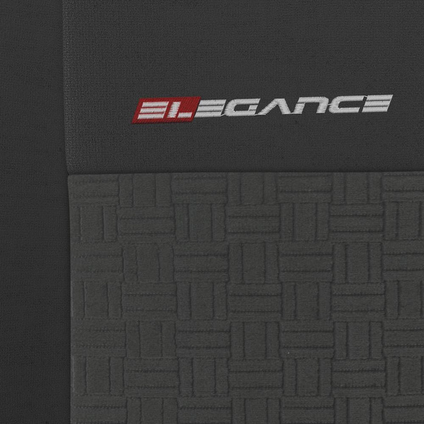 Universella sätesöverdrag till Renault Fluence (2009-2016) - Typ 1 (grå)