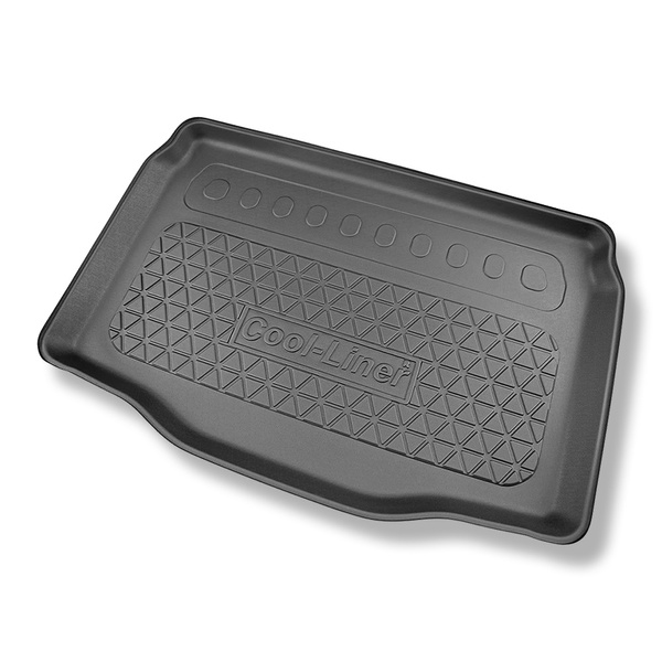 Sats bagagerumsmatta och bilmattor TPE PREMIUM måttillverkade till: Fiat 600e Kombikupé (09.2023-....) - nedre bagagerum; modeller utan rörligt bagagerumsgolv