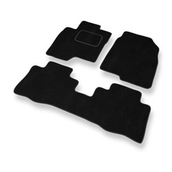 Velourmattor till Chevrolet Captiva II SUV (2011-....) - svarta