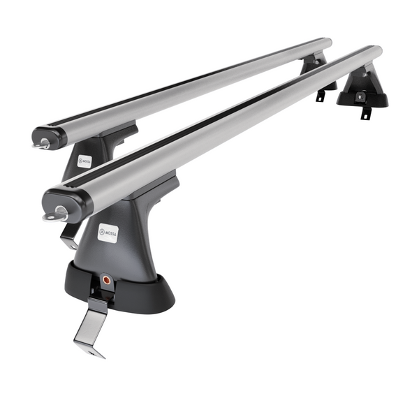 Taklasthållare till Ford C-Max mk II Kombivan (2015-2019) - silver takräcke - takhållare -utan fästelement - Aluminium