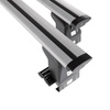 Taklasthållare till Honda Stream Minibuss (2007-2014) - silver takräcke - takhållare -utan fästelement - Aluminium