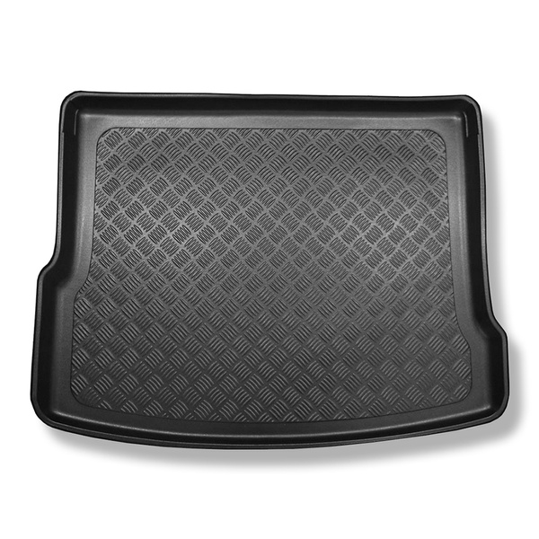 Bagagerumsmattor till Volkswagen Tiguan II SUV (05.2016-....) - övre bagagerum (jämn inlastningströskel); rörligt golv i översta läget; ej till eHybrid