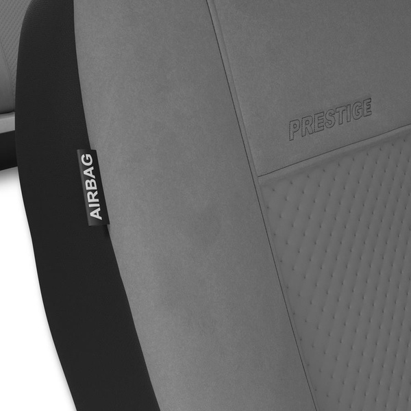 Universella sätesöverdrag till Volkswagen Lupo (1998-2005) - grå