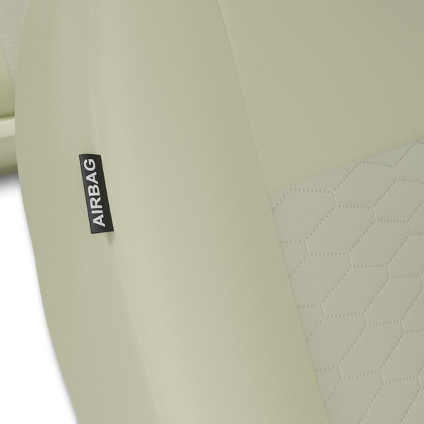 Universella sätesöverdrag till Nissan Note I, II (2005-2016) - Typ 3 (beige)