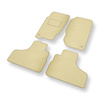 Velourmattor till Jeep Liberty SUV (2001-2007) - beige
