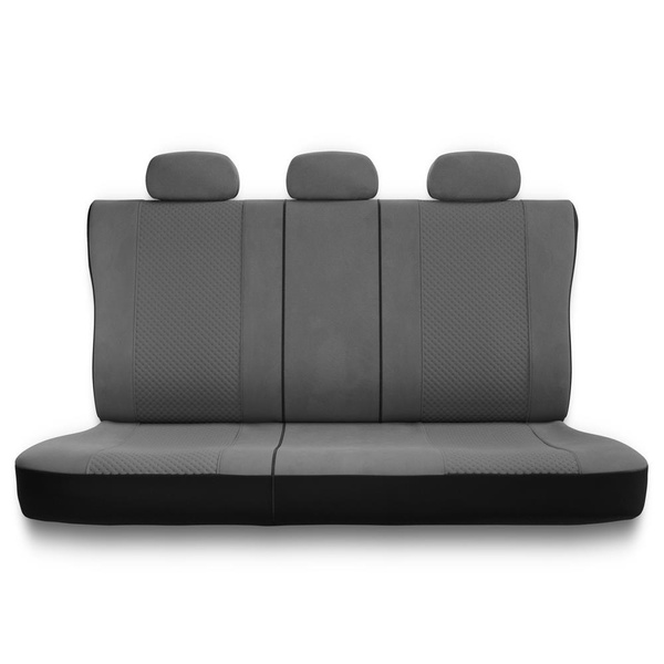 Universella sätesöverdrag till Mitsubishi Colt V, VI, VII, VIII (1996-....) - grå