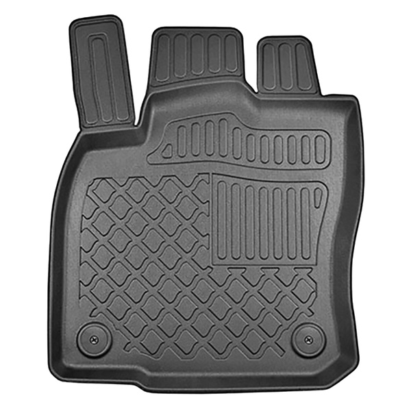 Sats bagagerumsmatta och bilmattor TPE måttillverkade till: Volkswagen T-Roc SUV (12.2017-....) - nedre bagagerum; rörligt golv i nedersta läget