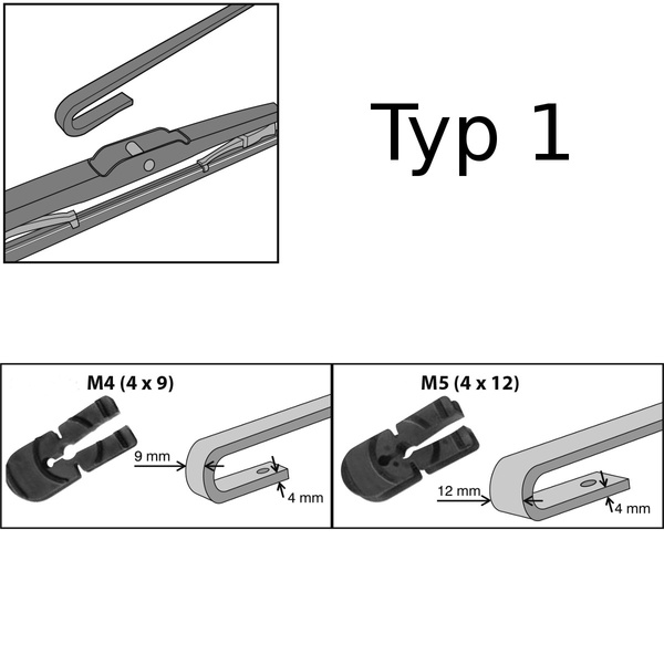 Vindrutetorkarblad till Renault Master III Skåpbil (02.2010-2024) - standard torkarblad
