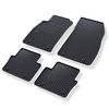 Gummimattor till bil Opel Insignia I Kombisedan, Sedan, Sports Tourer (2008-2017) - svart - 4 st.