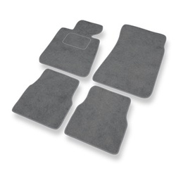 Velourmattor till BMW Serie 3 M3 I E30 Coupé, Cabriolet, Limousine, Touring (1985-1992) - gråa