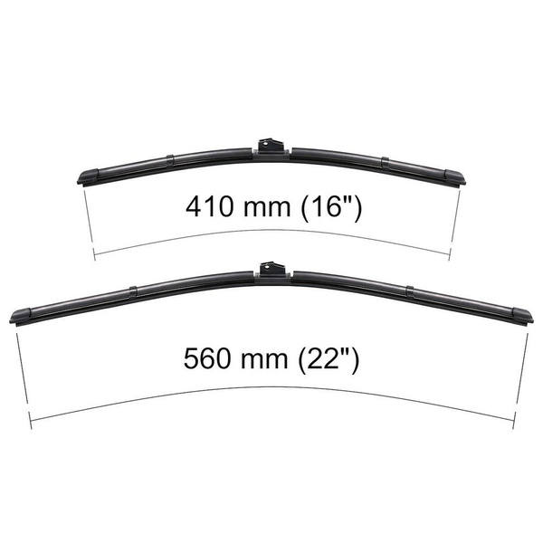 Vindrutetorkarblad till Alfa Romeo 147 Kombikupé (07.2005-12.2010) - platta torkarblad