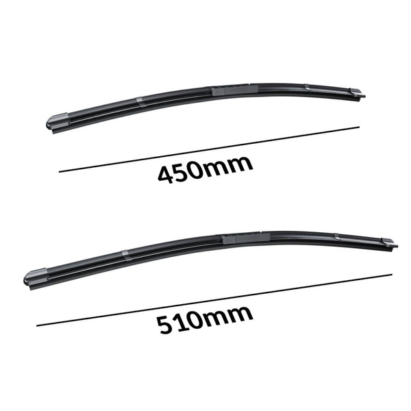 Vindrutetorkarblad till Opel Tigra B Twin Top Cabriolet (06.2004-12.2009) - platta torkarblad