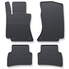 Gummimattor till bil Mercedes-Benz E-klass W214 Kombi, Sedan (2023-....) - svart - 4 st.