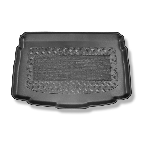 Bagagerumsmattor till Volkswagen T-Roc SUV (12.2017-....) - nedre bagagerum; rörligt golv i nedersta läget