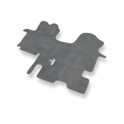 Velourmattor till Renault Trafic II Skåpbil (2001-2014) 3 personers - gråa