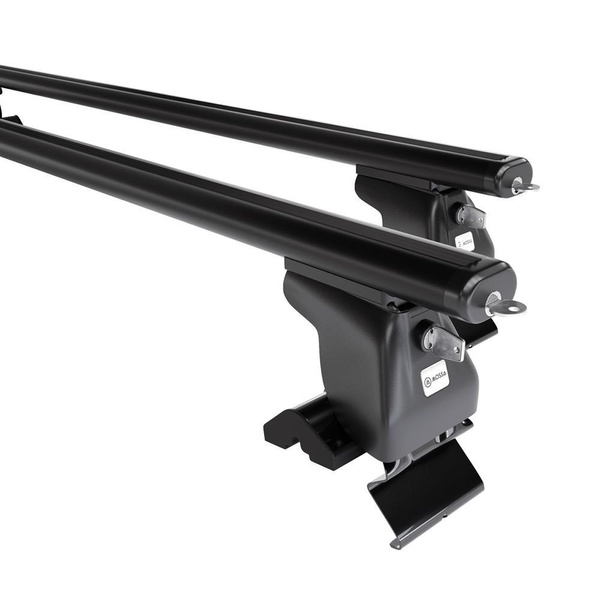 Taklasthållare till Hyundai H-1 Skåpbil (2008-2021) - svart takräcke - takhållare - utan fästelement - Aluminium