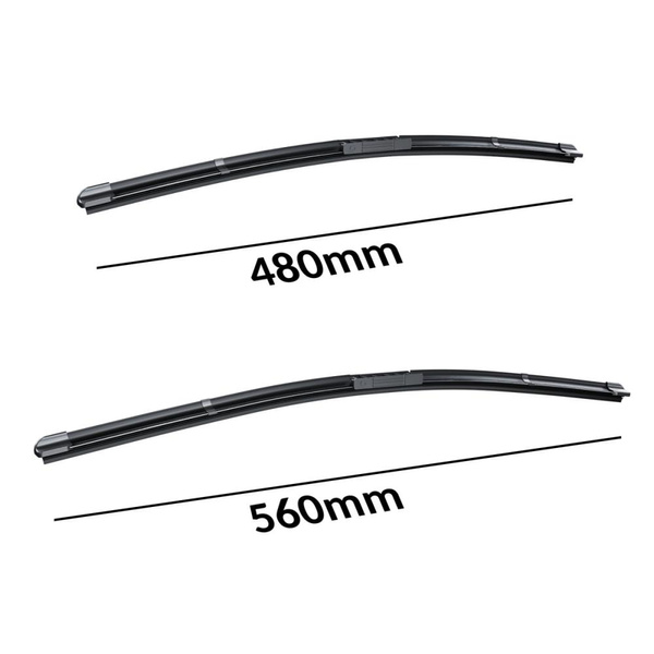 Vindrutetorkarblad till Chevrolet Lacetti Kombikupé, Kombi, Sedan (02.2005-04.2013) - platta torkarblad