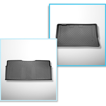 Sats bagagerumsmatta och bilmattor TPE måttillverkade till: Mercedes-Benz EQV 30