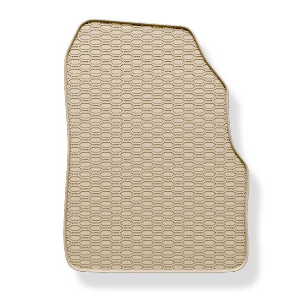 Gummimattor till bil Renault Scenic II Minibuss (2003-2009) - beige - 3 st.