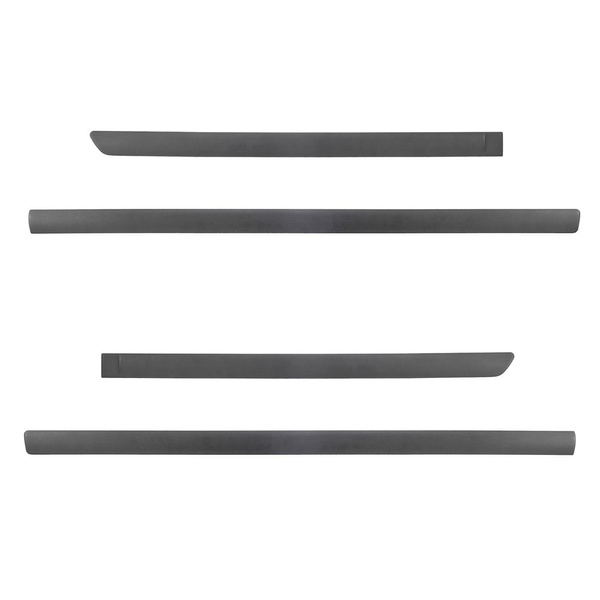 Svarta sidolister till bil Skoda Octavia II Kombisedan (5 dörrar) - (2004-2013)