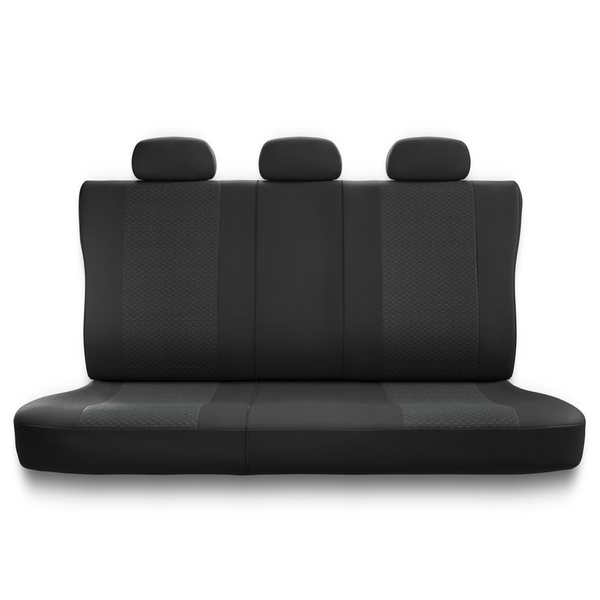 Universella sätesöverdrag till BMW X5 E53, E70, F15, G05 (2000-....) - Typ 3 (grå)