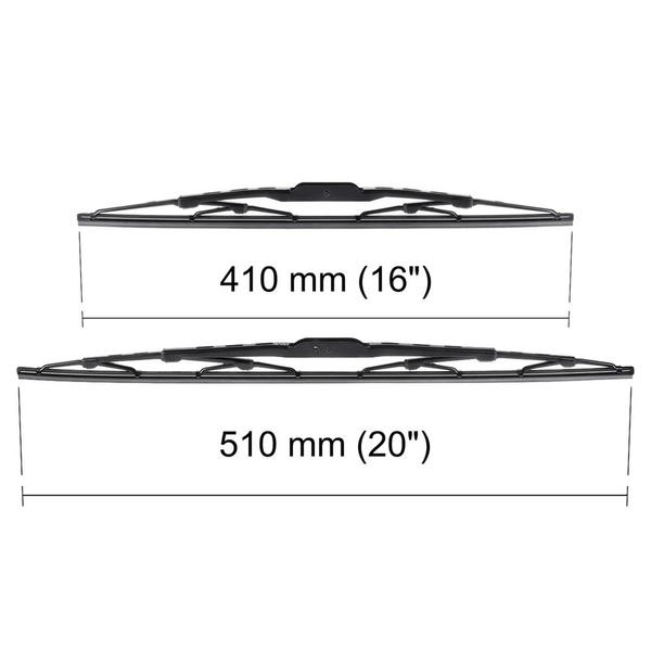 Vindrutetorkarblad till Daihatsu Sirion II Kombikupé (10.2004-2010) - standard torkarblad