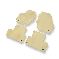 Velourmattor till Volvo XC70 II Crossover (2007-2016) - beige