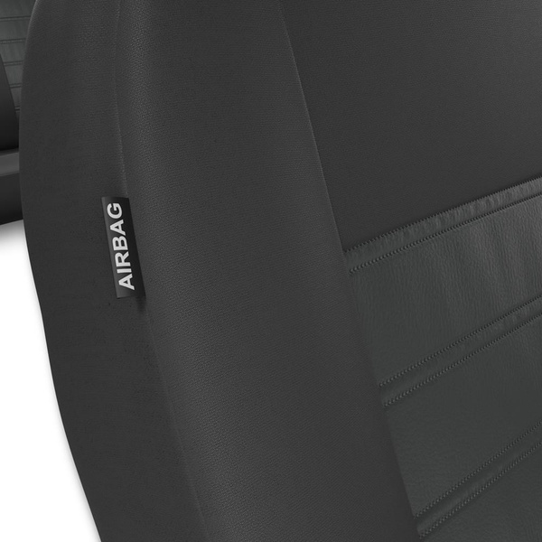 Universella sätesöverdrag till Volkswagen Amarok I, II (2010-....) - Typ 2 (grå)