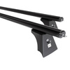 Taklasthållare till Suzuki Across SUV (2021-....) - svart takräcke - takhållare - integrerad reling - Aluminium