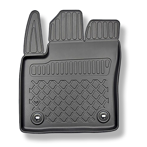 Sats bagagerumsmatta och bilmattor TPE måttillverkade till: Toyota C-HR SUV (01.2017-12.2023) - med / utan subwoofer; möjlighet att skära bort höger kant; även till hybrid; ej till 2.0 Hybrid Dynamic Force version