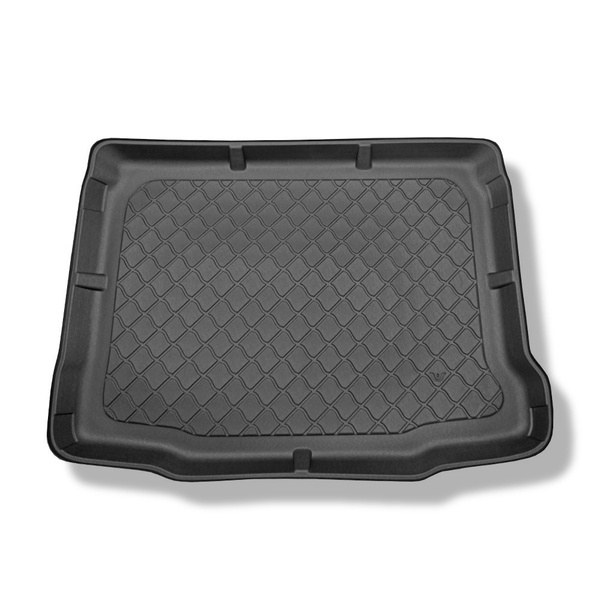 Bagagerumsmattor till Skoda Yeti SUV (06.2009-11.2017) - nedre bagagerum: med nödreservhjul eller reparationssats