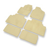 Velourmattor till Ford Galaxy I Minibuss (1995-2000) - beige